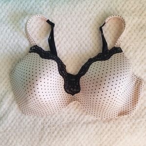 Curvation Polka Dot Bra Sz 40D